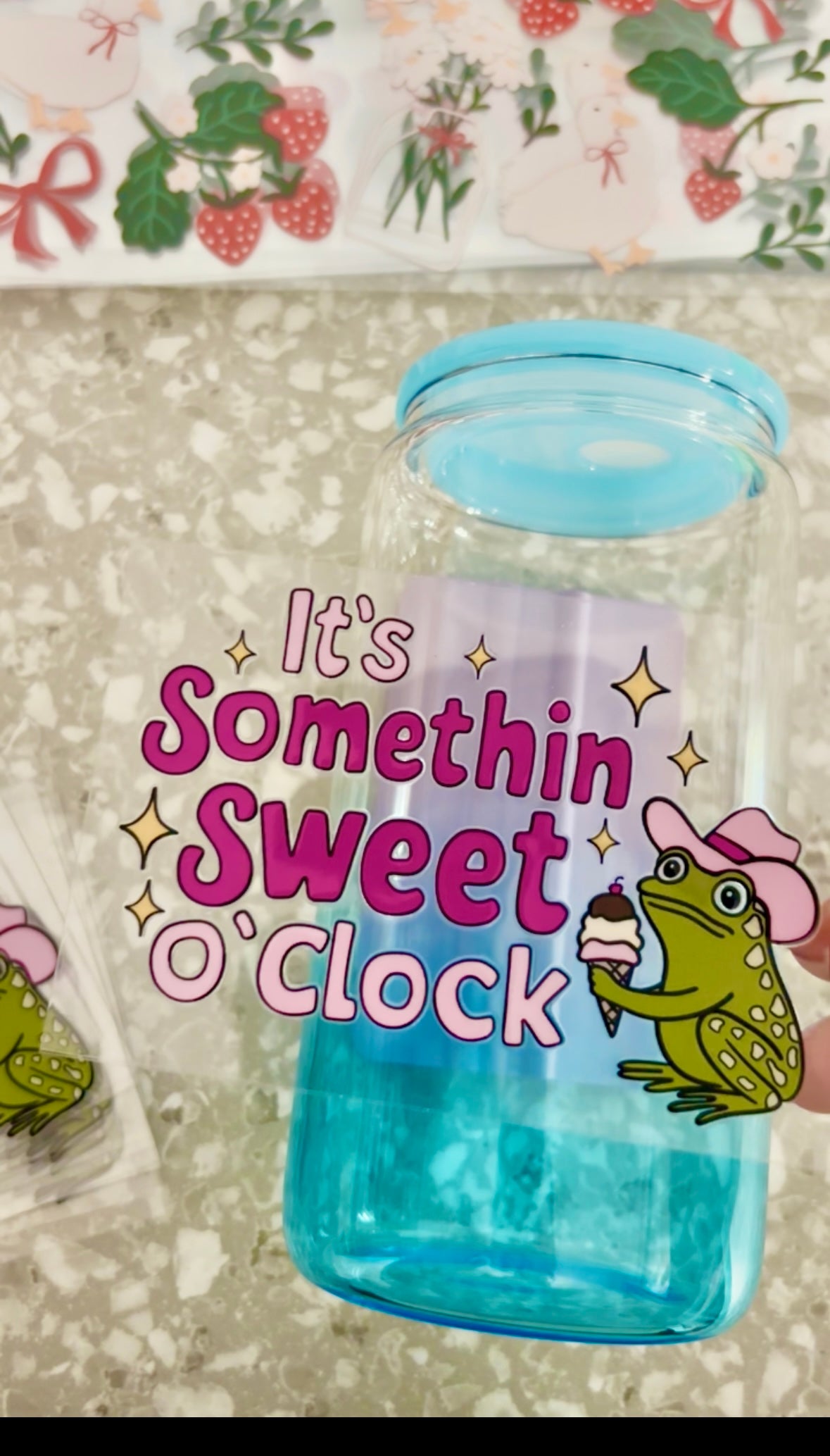 UVDTF 4" DECAL -Something Sweet