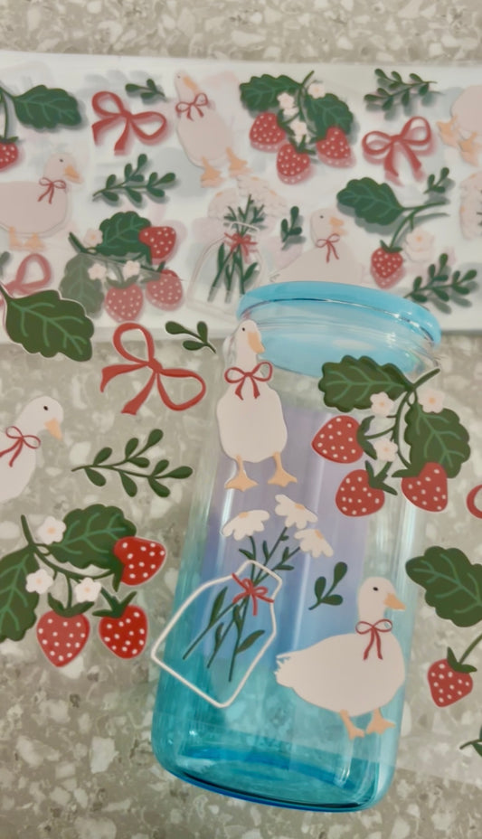 UVDTF CUP WRAP - Cottage Core
