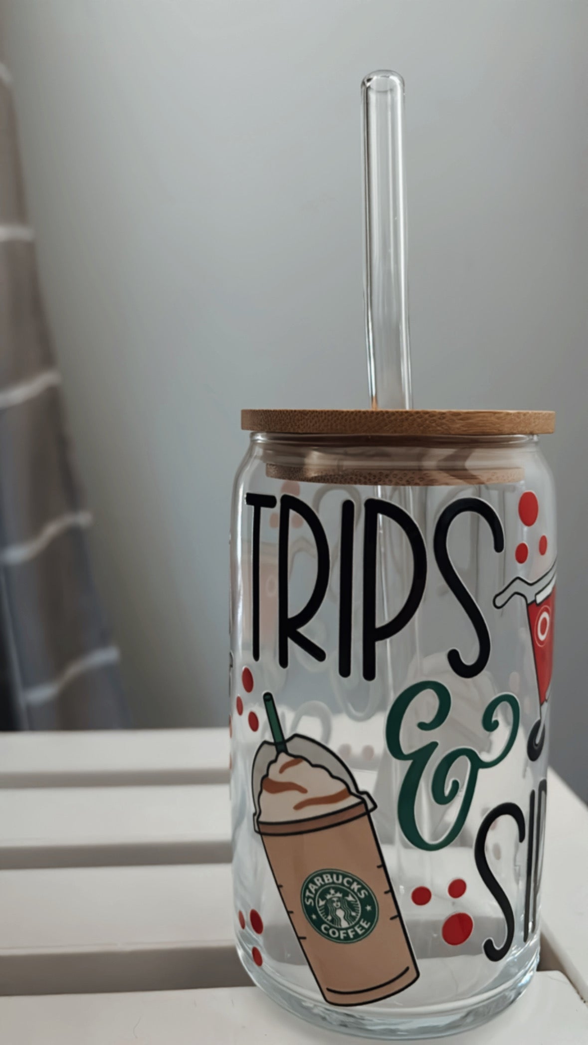 Sips and Trips Libbey Glass